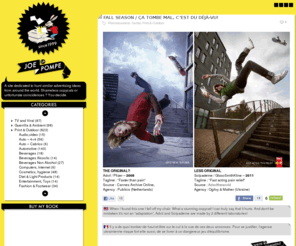 joelapompe.net: Joe La Pompe advertising, publicité
JoeLaPompe.net - Advertising Twins : coincidences, copycats or parallel thinking?