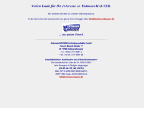 erdmannhauser.info: Willkommen bei ErdmannHauser
