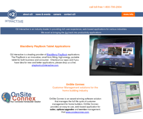 omicronsoft.com: Home of OnSite CRM
o2 interactive, creators of OnSite CRM,  provides business and software solutions to the home building industry.