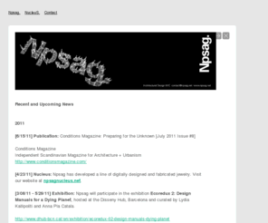 nathanpettyarchitecture.net: Npsag.
architectural design + research