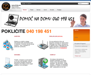 r2-tim.net: R2-TIM
Nudimo odpravo težav z računalniško opremo na vašem domu, hitro, zanesljivo, kvalitetno.