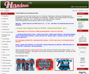 handmade.de: Handmade Onlineshop Kiteshop Kitesurfshop Kiteboards Bestprice
- Handmade  Handmade