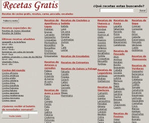 recetasgratis.net: RecetasGratis, recetas de cocina,  cocina, recetas, carne, pescado, ensaladas...
 Recetas gratis es el sitio web con más recetas de habla hispana. En este site podrás encontrar las mejores recetas del mundo. 