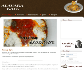 alavarakafe.com: Alavara Kafe
Makarna, mantı ve kuru fasülyenin İzmirdeki adresi.