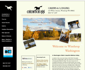 chewuchinn.com: Winthrop Wa Lodging | Chewuch Inn & Cabins
