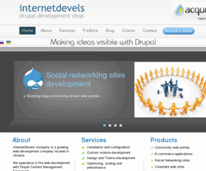 internetdevels.com: InternetDevels, Drupal Development Shop | InternetDevels, Drupal Development Shop
InternetDevels Company is a growing web development company  located in  Ukraine
 