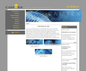 cad-dataexchange.com: CAD Schnittstellen, CAD Datenaustausch und CAD Datenkonvertierung sowie CAD Datenreparaturwerkzeuge
CAMTEX GmbH - Ihr Spezialist fuer 3D CAD Datenaustausch. CAD Schnittstellen, CAD Datenkonvertierung, Dienstleistung, CAD Datenreparatur.